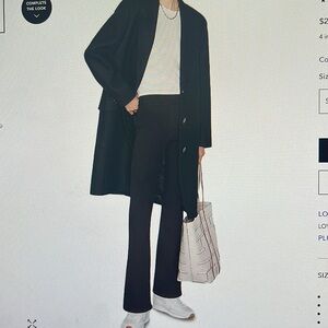 The jet set flare Jean by frame in the color Sheen noir